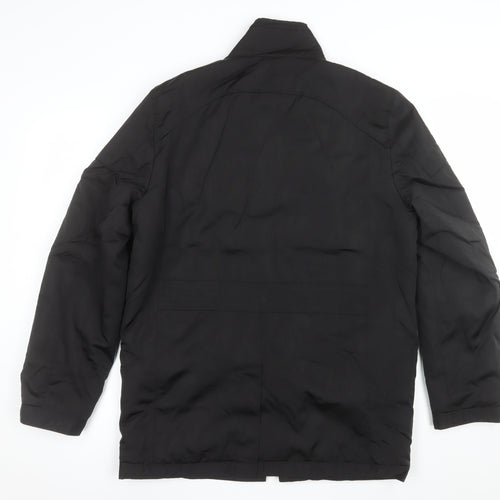Thomas Nash Men's Black Parka Jacket Size S Water Resistant