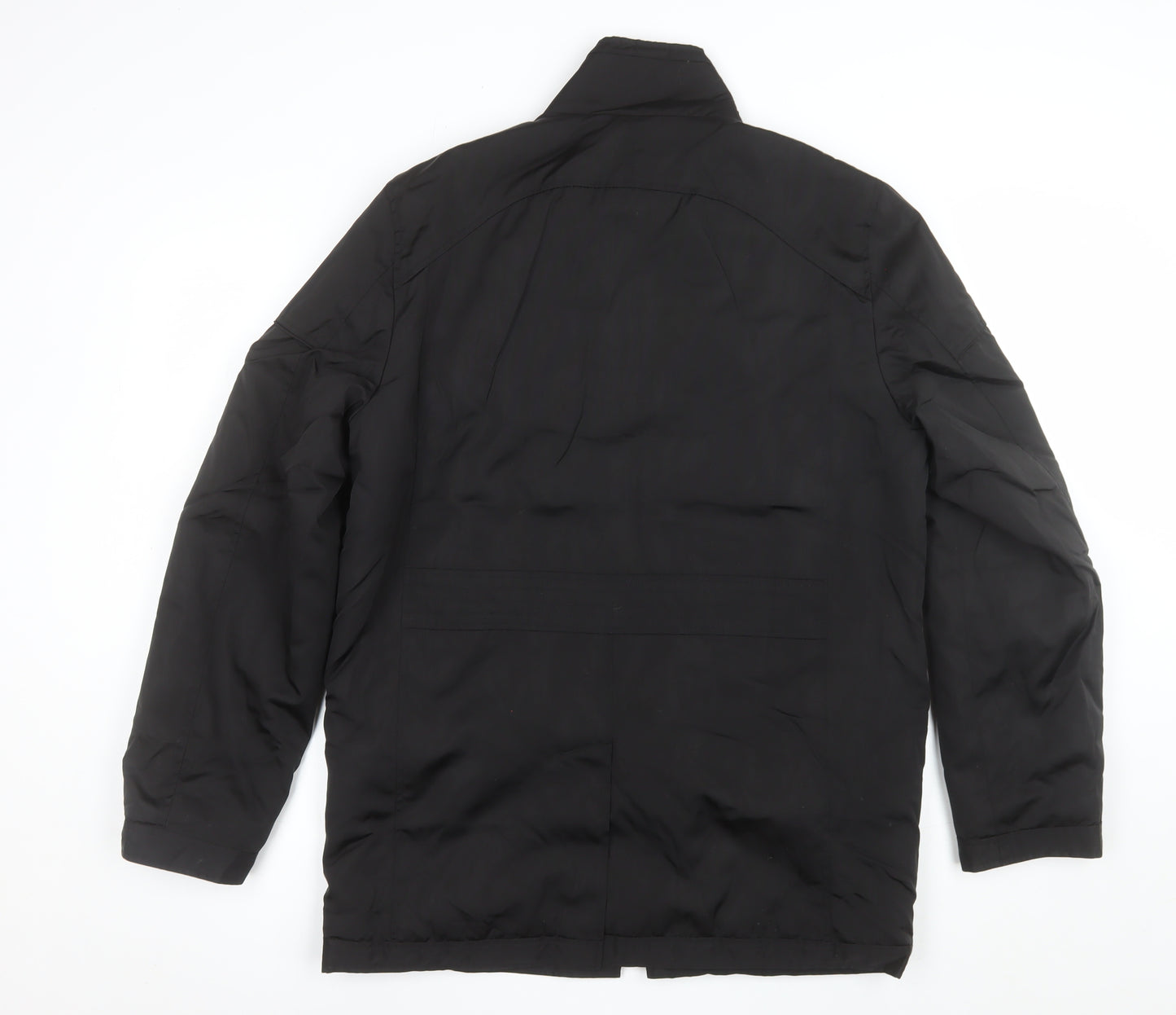 Thomas Nash Men's Black Parka Jacket Size S Water Resistant