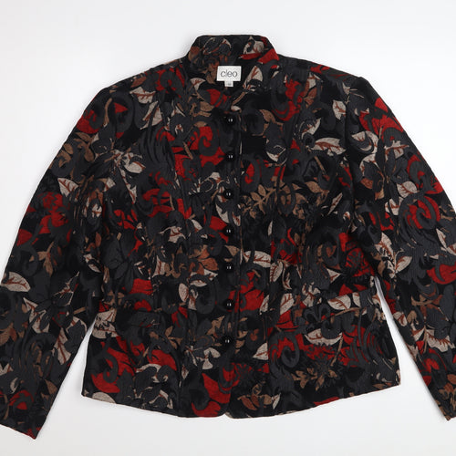 Cleo Women’s Multicoloured Floral Blazer Jacket Size 12