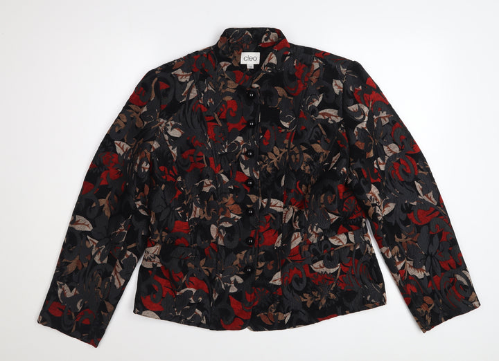 Cleo Women’s Multicoloured Floral Blazer Jacket Size 12