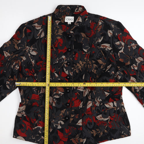Cleo Women’s Multicoloured Floral Blazer Jacket Size 12
