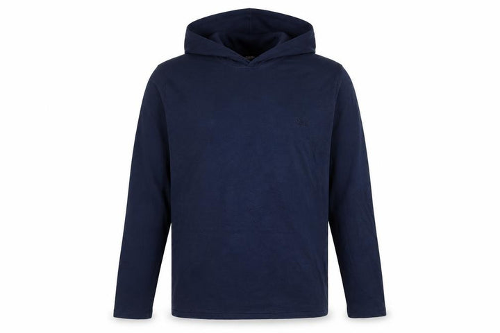Hugo Boss Men's Blue Pullover Hoodie L Long Sleeve Cotton Elastane