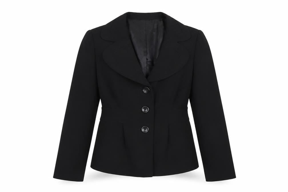 Apt.9 Womens Black Size 8 Tailored Blazer Jacket