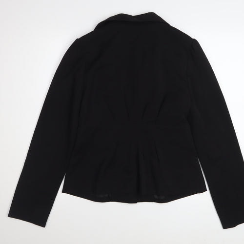 Apt.9 Womens Black Size 8 Tailored Blazer Jacket
