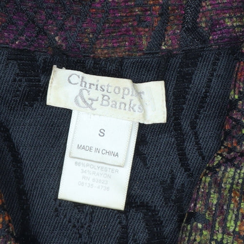 Christopher & Banks Women’s Multicoloured Zip Jacket Size S