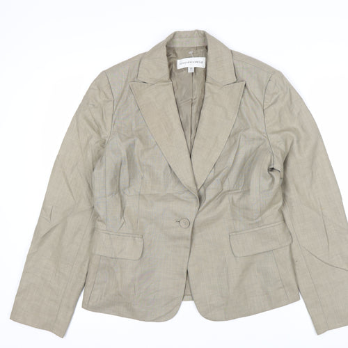Jones New York Suit Beige Women's Size 10 Single-Breasted Blazer