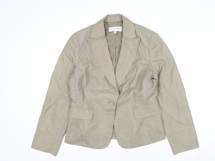 Jones New York Suit Beige Women's Size 10 Single-Breasted Blazer