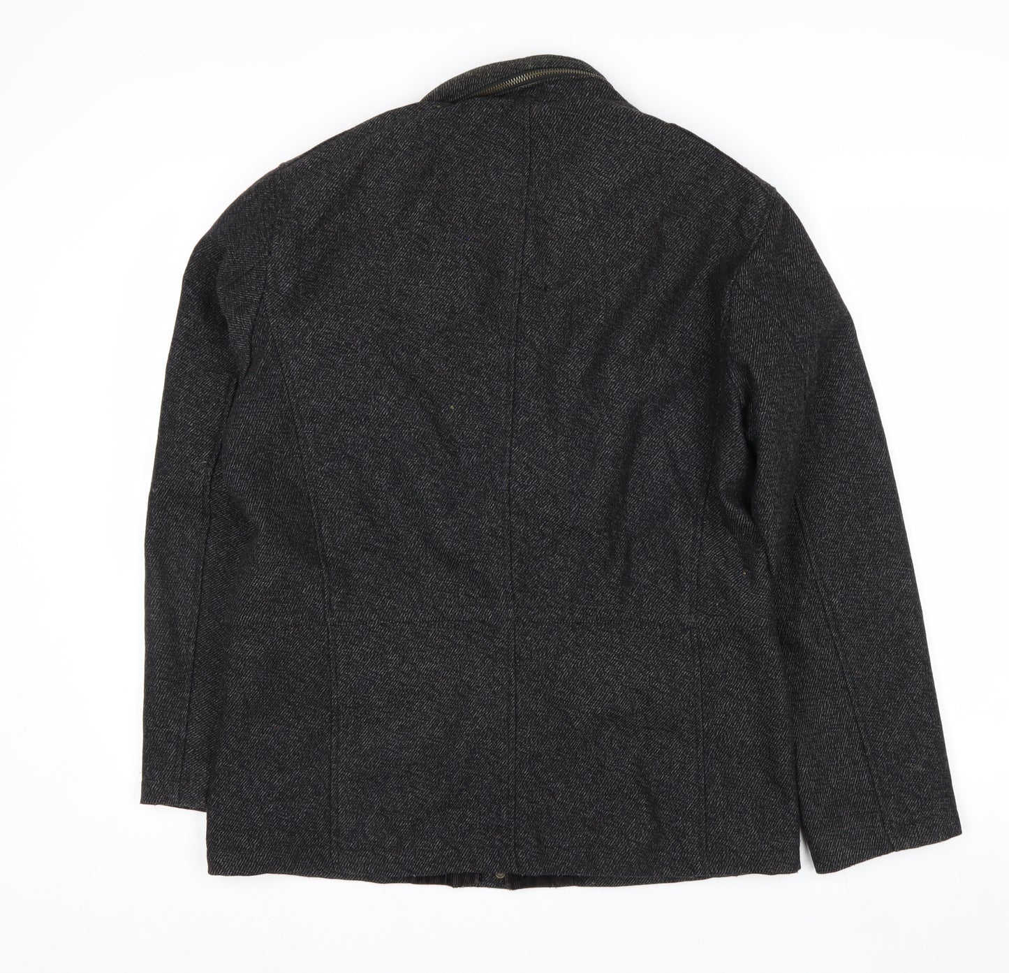 Saint George by Duffer Men’s Grey Wool Tweed Field Jacket Small