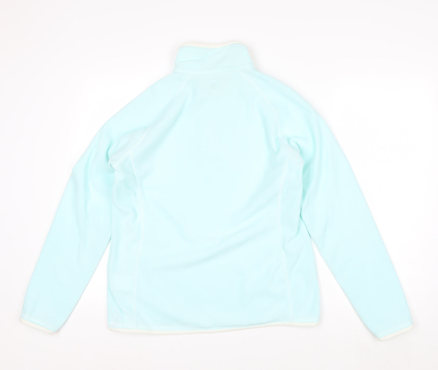 Mountain Warehouse Women Blue Size 12 Fleece Pullover 1/2 Zip Sweatshirt