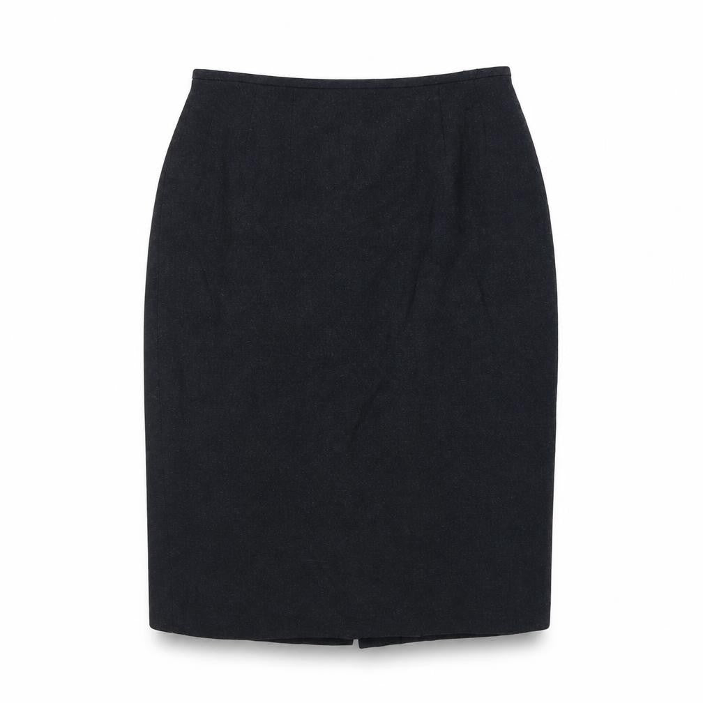 Kasper Women's Black Petite 6 Pencil Midi Skirt Lined Workwear