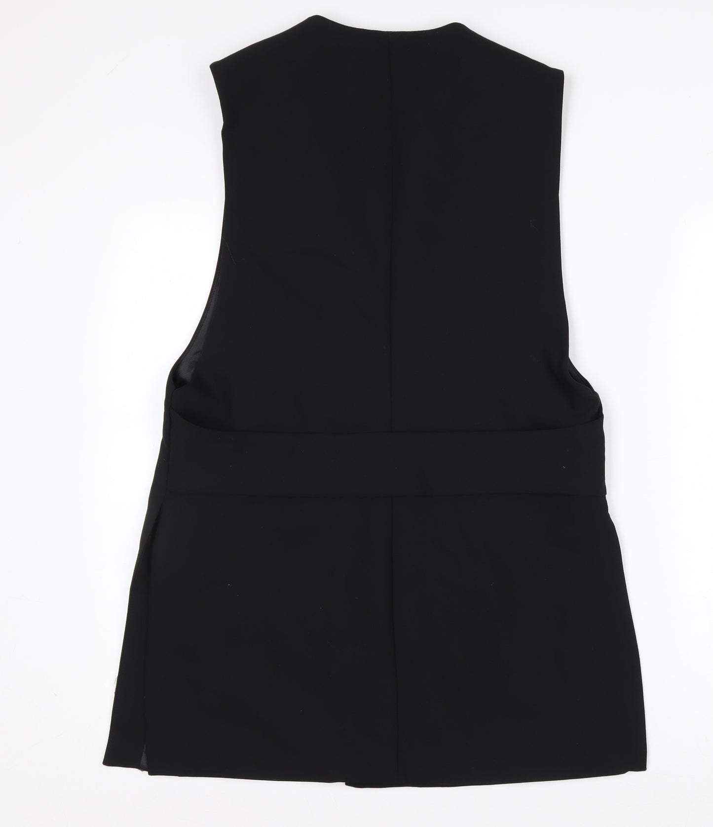 Zara Women Black Sleeveless Shift Dress Size S