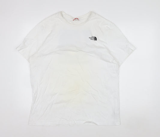 The North Face Men's White XL Graphic Outdoor Cotton T-Shirt