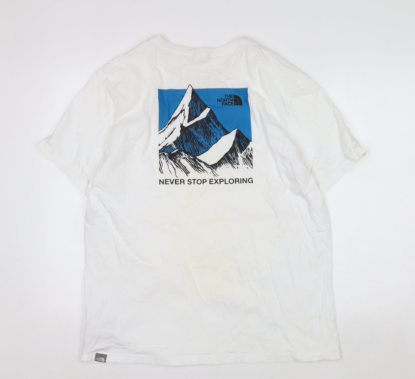 The North Face Men's White XL Graphic Outdoor Cotton T-Shirt