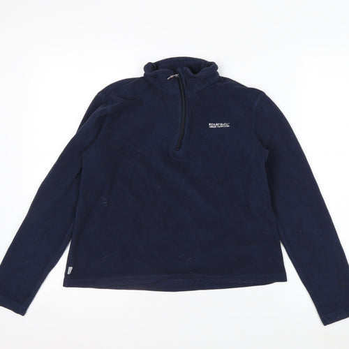 Regatta Great Outdoors Women's Navy Fleece Pullover Sweatshirt UK 10