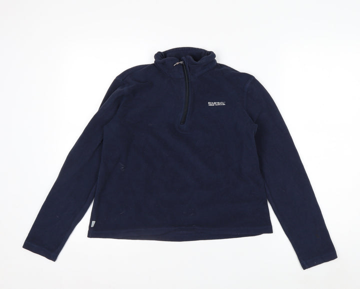 Regatta Great Outdoors Women's Navy Fleece Pullover Sweatshirt UK 10