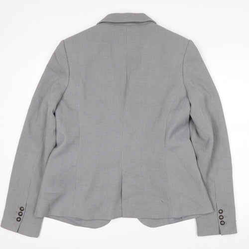 Long Tall Sally Women's Grey Size 16 Classic Tailored Blazer