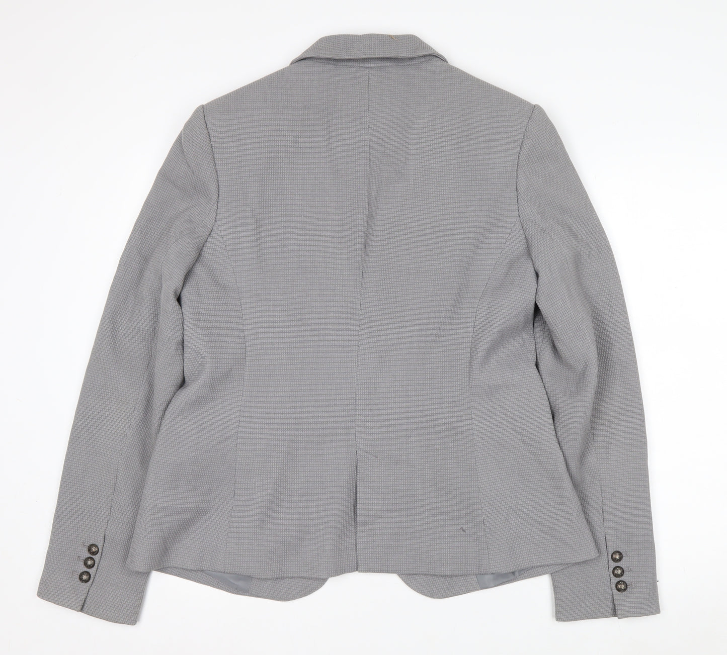 Long Tall Sally Women's Grey Size 16 Classic Tailored Blazer