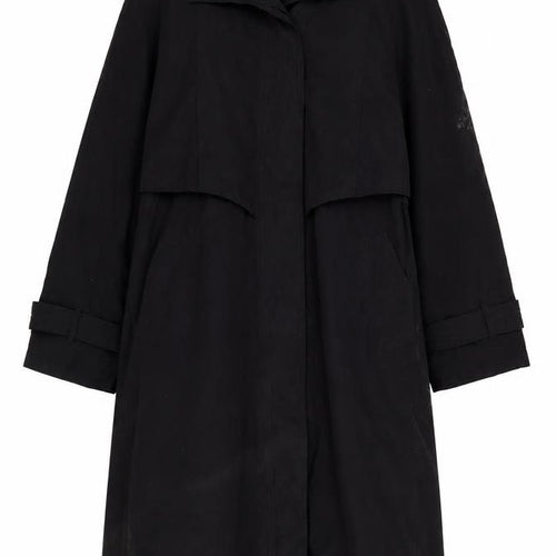 Fleet Street Women’s Black Petite Long Overcoat Size 6