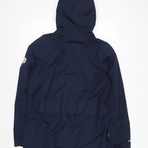 Regatta Women's Blue Waterproof Hooded Rain Jacket Size 16