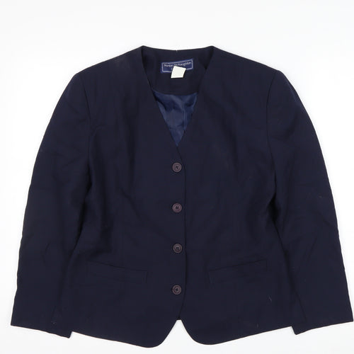 Norton McNaughton Petites Navy Women's Size 10 Blazer Jacket