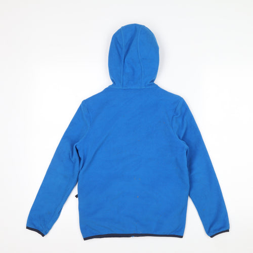 Craghoppers Boys Blue Hooded Puffer Jacket 9-10 Years Fleece Lined Outdoor Coat