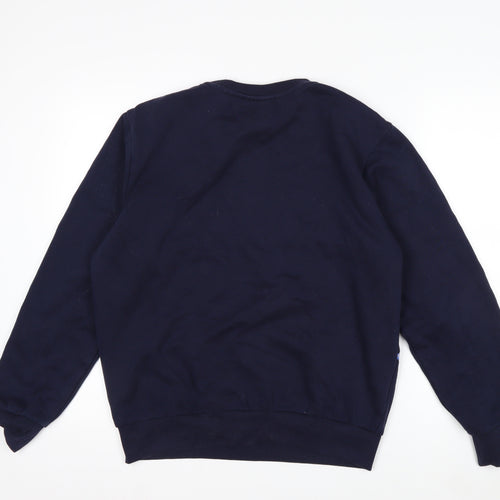 FILA Men's Blue Logo Pullover Sweatshirt Size S