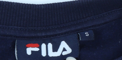FILA Men's Blue Logo Pullover Sweatshirt Size S