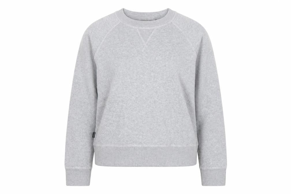 Superdry Studios Womens Grey Pullover Sweatshirt Size 8 Crew Neck