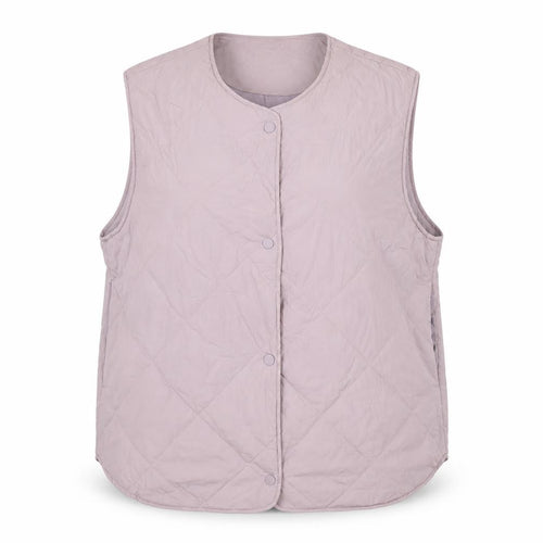 Tu Women Purple Quilted Padded Waistcoat Size 20 Regular Fit