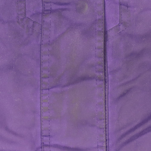 Arctic Storm Womens Purple Hooded Anorak Jacket Size 12