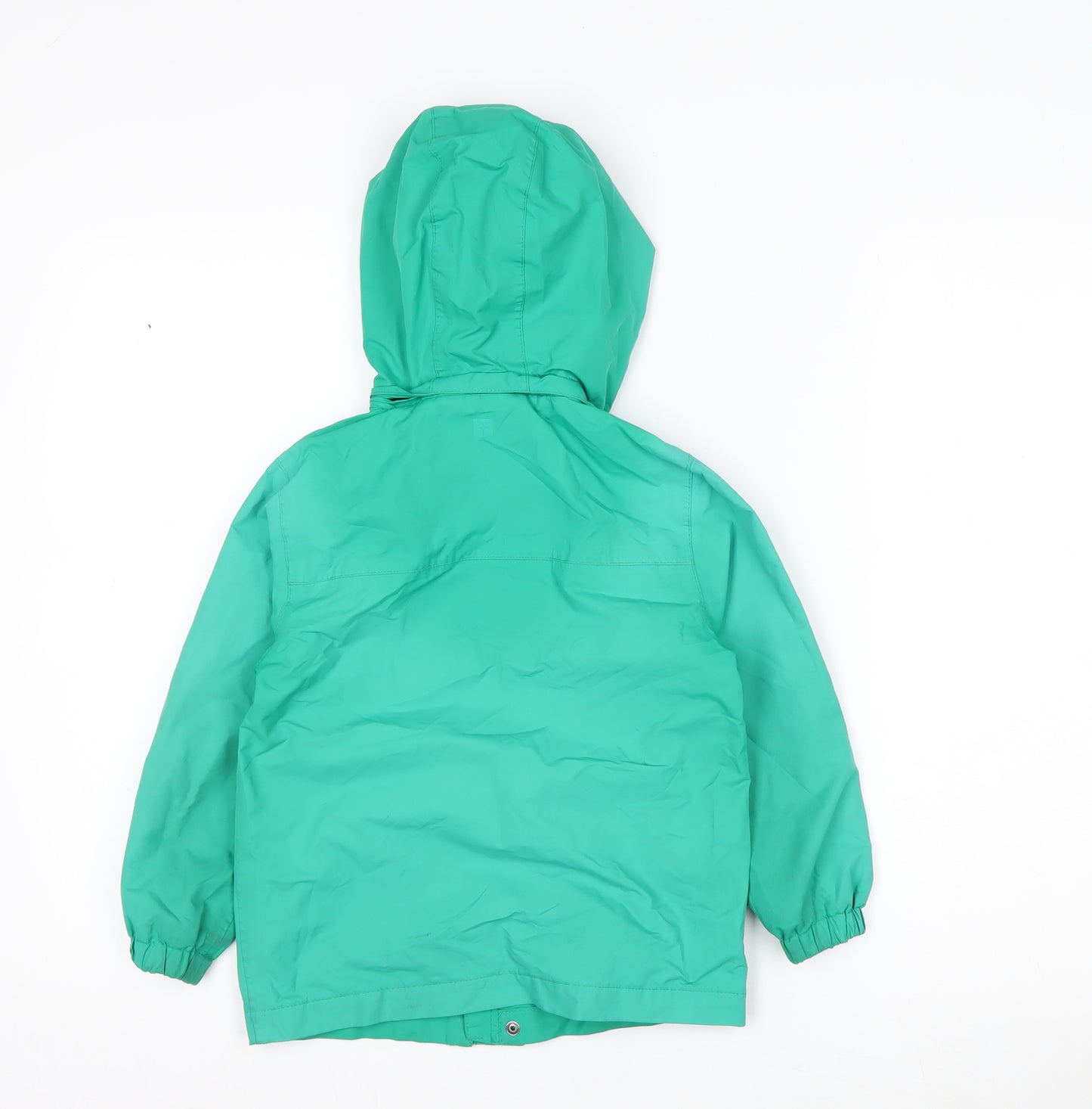 Mountain Warehouse Boys Green 3-4 Years Waterproof Hooded Rain Coat