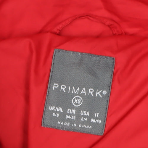 Primark Womens Multicoloured XS Cropped Puffer Jacket