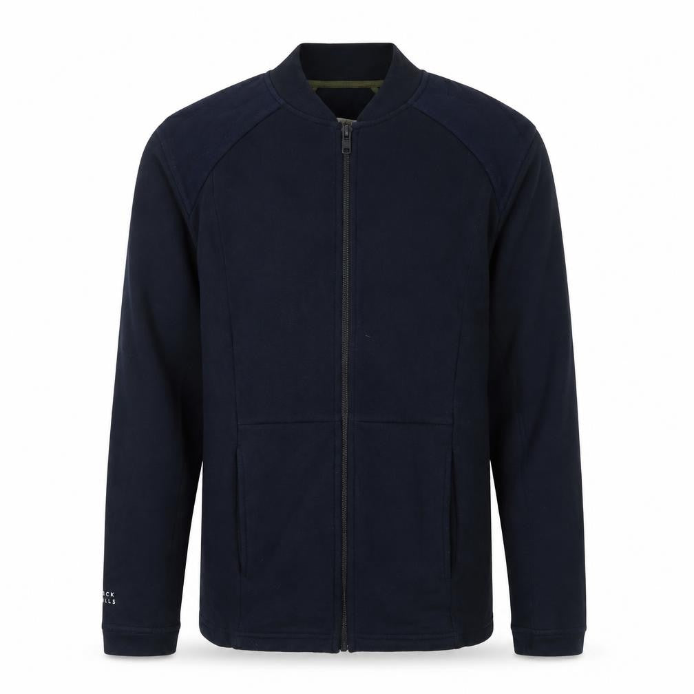 Jack Wills Men's Blue XS Wool Cotton Full Zip Jacket