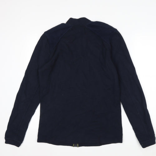 Jack Wills Men's Blue XS Wool Cotton Full Zip Jacket