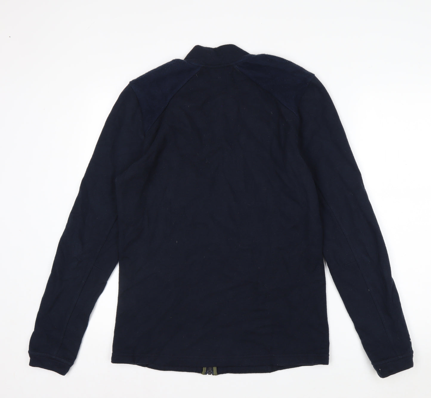 Jack Wills Men's Blue XS Wool Cotton Full Zip Jacket