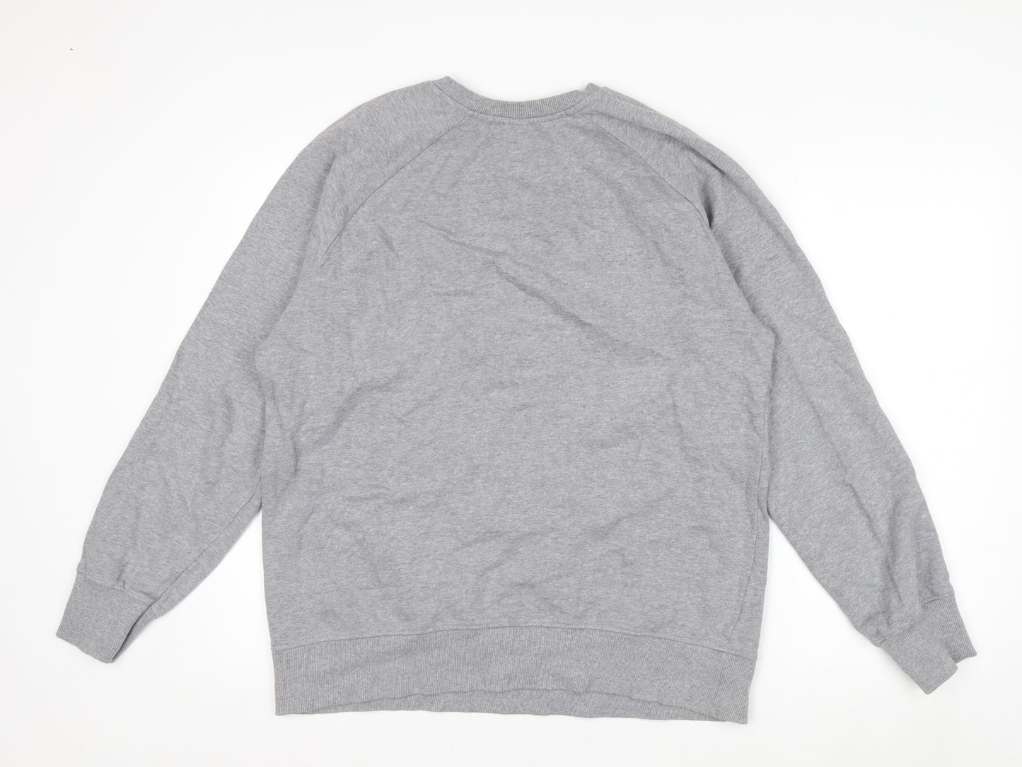 Atari Men's Grey Logo Pullover Sweatshirt Size L Cotton Retro Style