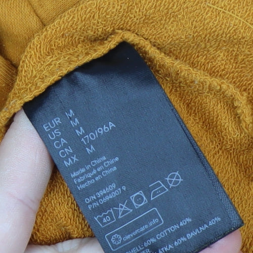 H&M Disney Womens Mustard Crew Neck Pullover Sweatshirt Size 14