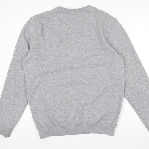 New Era Men’s Grey LA Logo Pullover Sweatshirt M Regular Fit