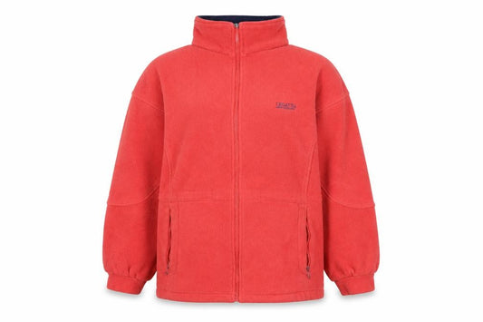 Front view of Regatta Women Red Fleece Zip Jacket, size 10, Outdoor Casual