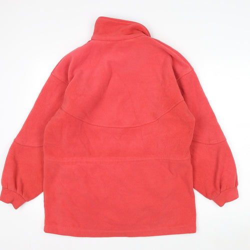 Regatta Women Red Fleece Zip Jacket Size 10 Outdoor Casual