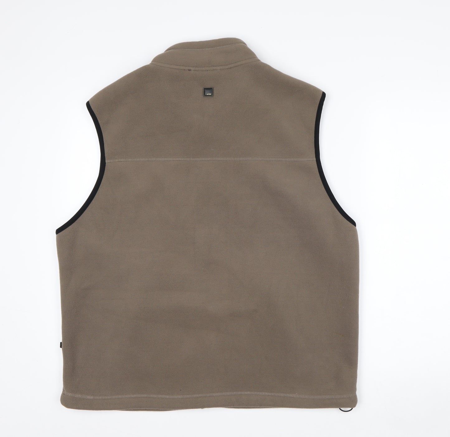 Cedarwood State Active Men's Brown Fleece Waistcoat XL Full Zip Bodywarmer