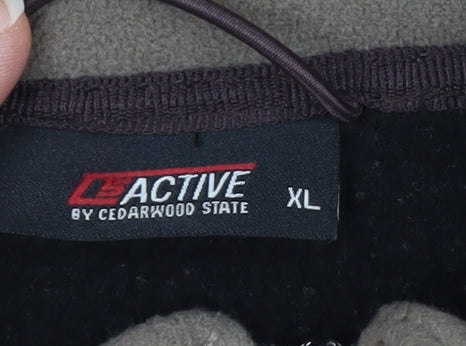 Cedarwood State Active Men's Brown Fleece Waistcoat XL Full Zip Bodywarmer