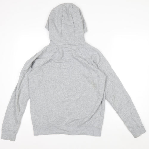 Nike Men’s Grey Full Zip Hoodie S Regular Fit Lightweight Fleece