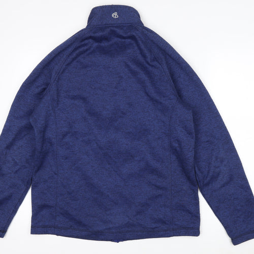 Craghoppers Men's Blue Fleece Full Zip Outdoor Jacket Size M