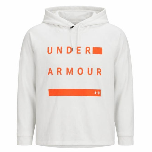 Under Armour Men’s White XL Pullover Hoodie Graphic Print Sportswear