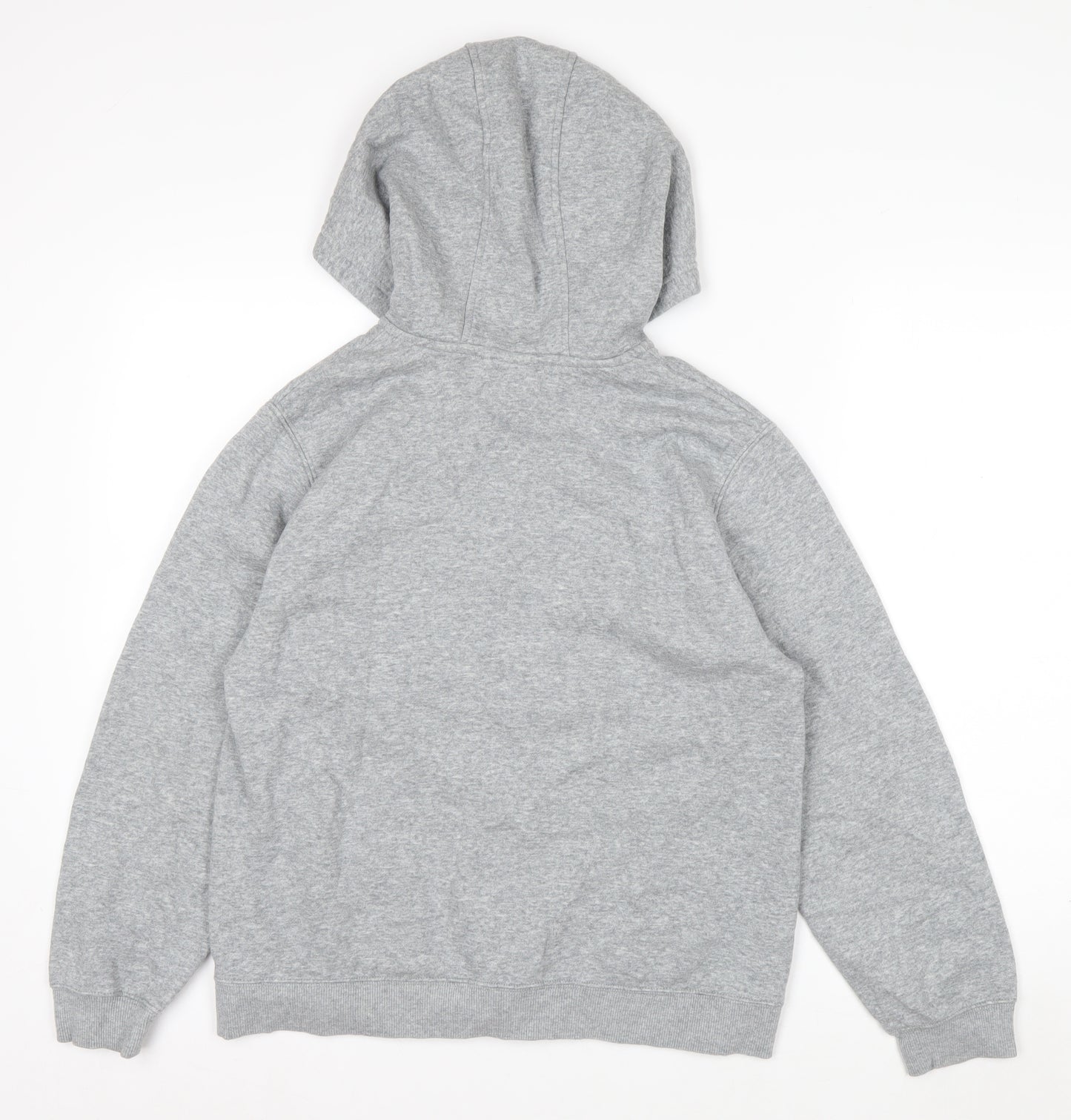 Nike Boys Grey Full Zip Hoodie XL 158-170cm Cotton Blend Fleece