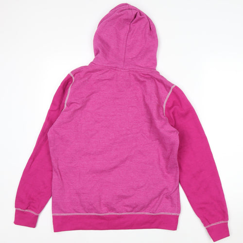Everlast Womens Pink Pullover Hoodie Size 12 Cotton Blend Casual