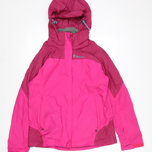Toread Women's Pink Hooded Trekking Parka Jacket Size L