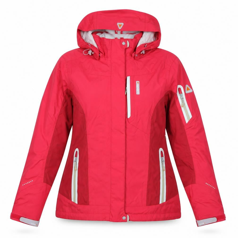Icepeak Womens Pink Waterproof Ski Jacket Size 14 Hooded Winter Coat
