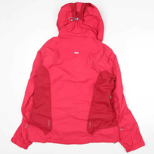 Icepeak Womens Pink Waterproof Ski Jacket Size 14 Hooded Winter Coat